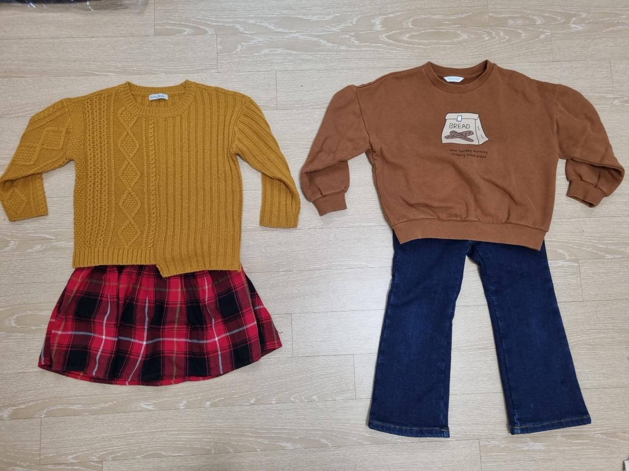 120사이즈 여아 옷