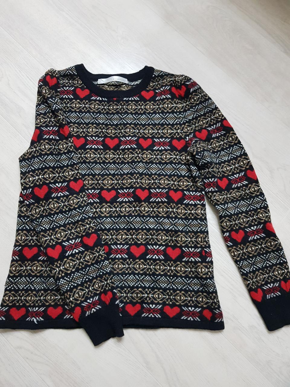 레니본 하트 니트54