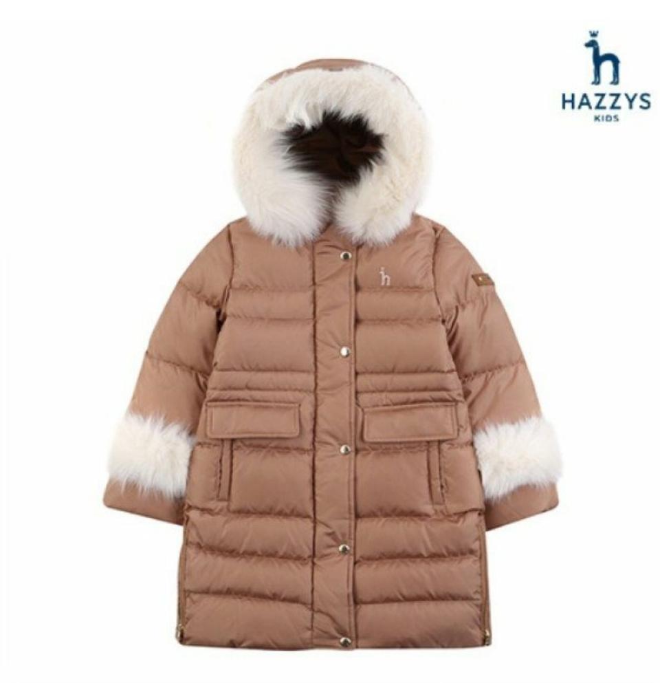 (새제품)헤지스키즈 프리미엄 구스다운 155