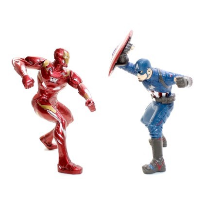 마블 시빌워 캡틴아메리카 아이언맨 캡틴 아메리카 피규어