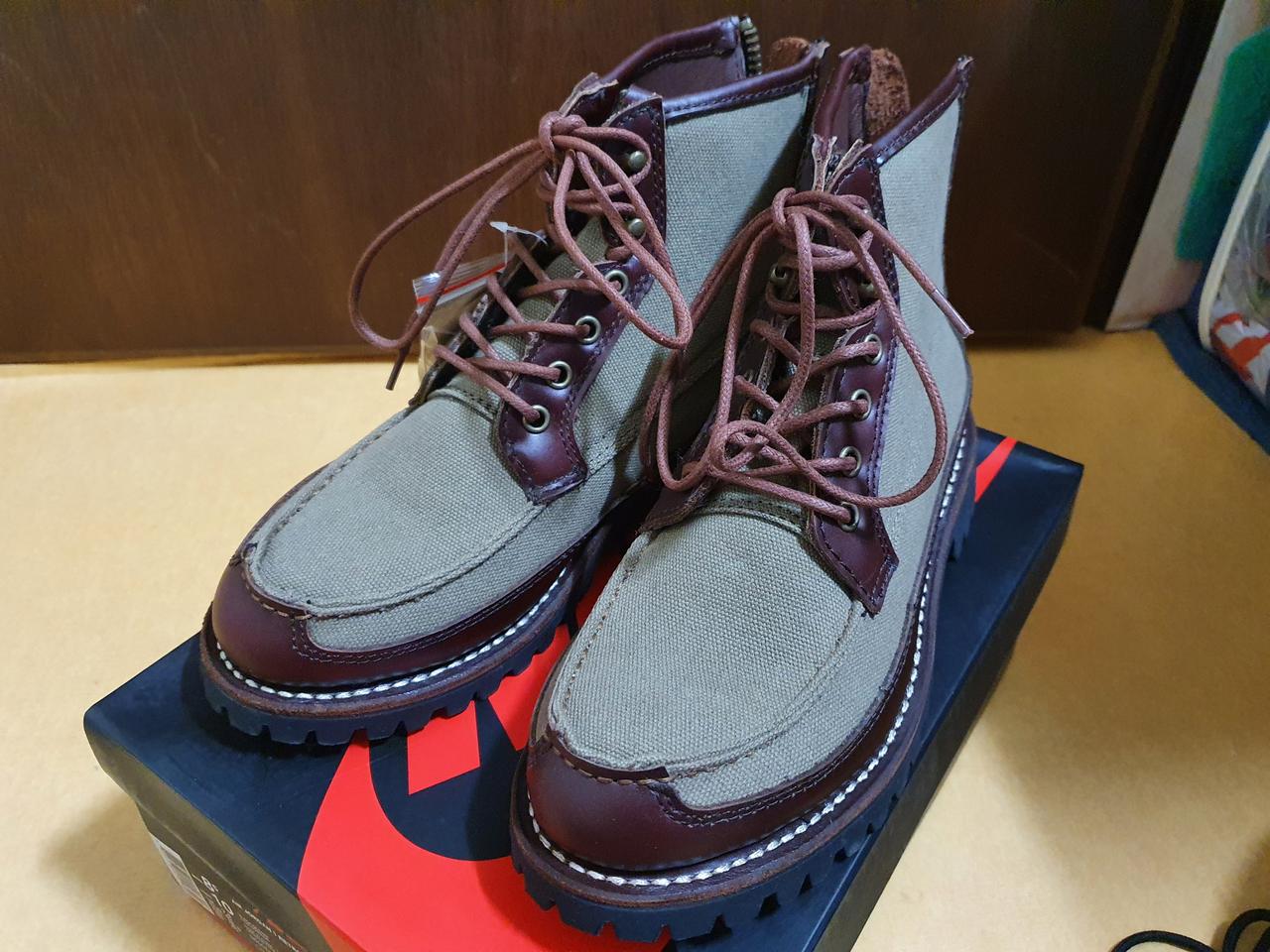 졍품 유비크 남성 가죽 비브람 워커 260사이즈