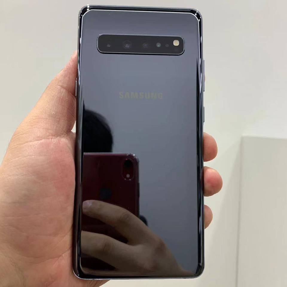 (미사용 리퍼폰) S10 5G 256G 블랙 정상해지 센터판