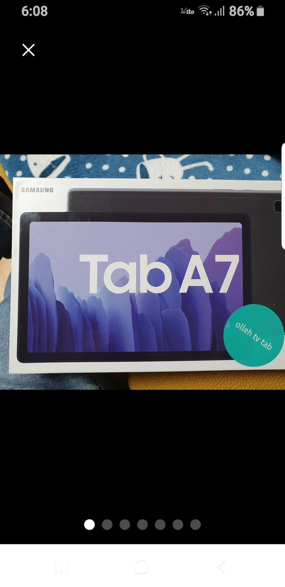 ♥미사용.삼성태블릿탭 A7.64G/10.4"LTE(T505)단순개봉.♥