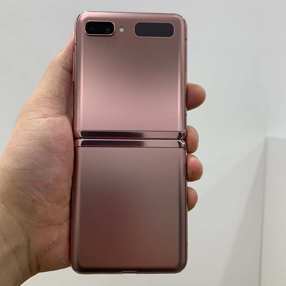 (미사용 리퍼폰) Z플립 5G 브론즈 21년 3월개통 센터판