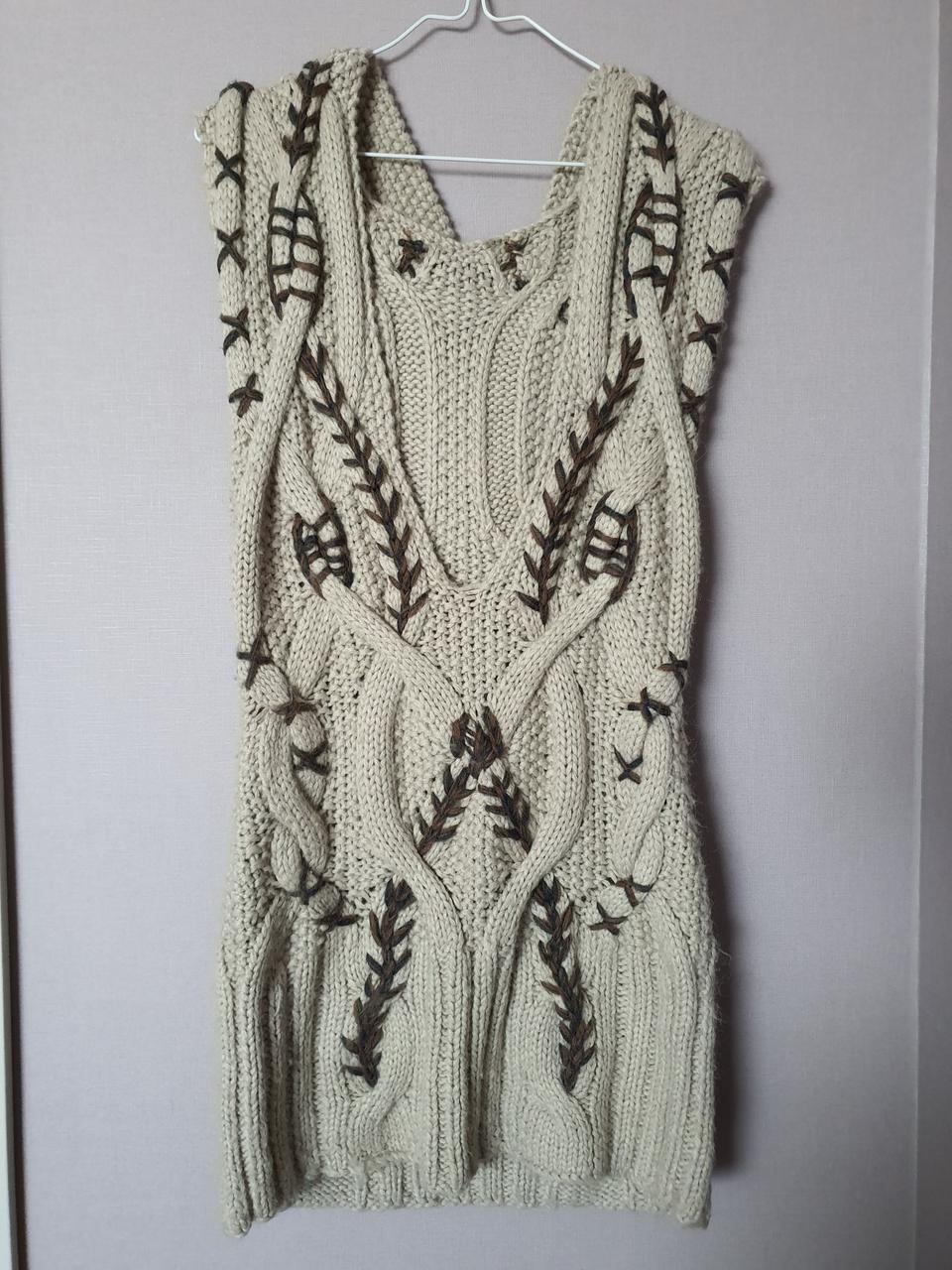 후드 니트원피스