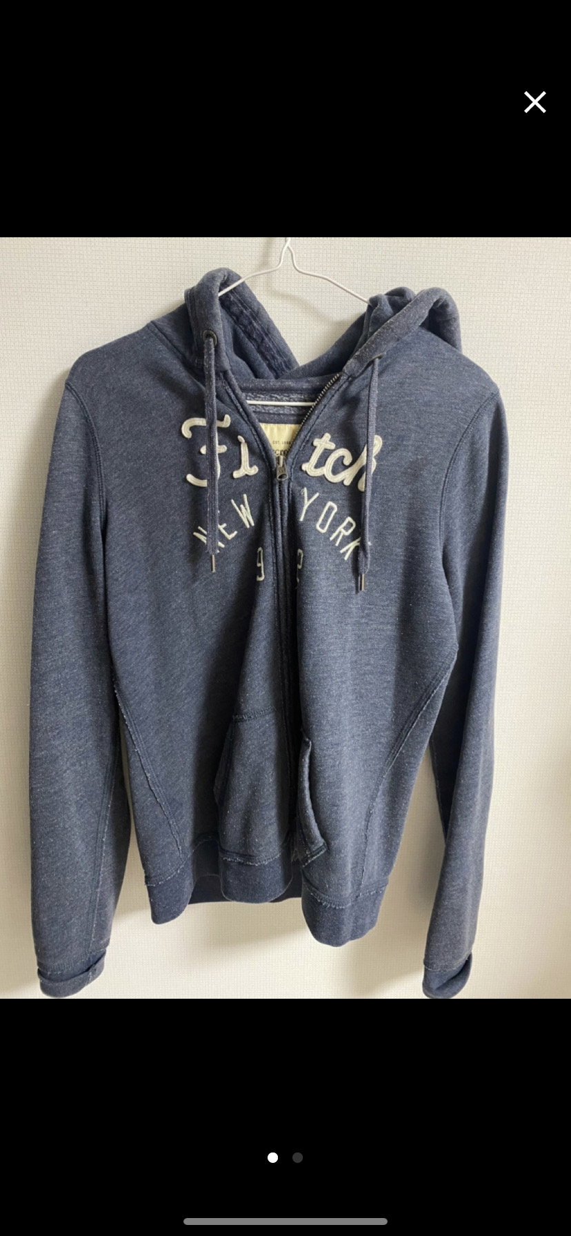 정품임)아베크롬비 후드집업 m