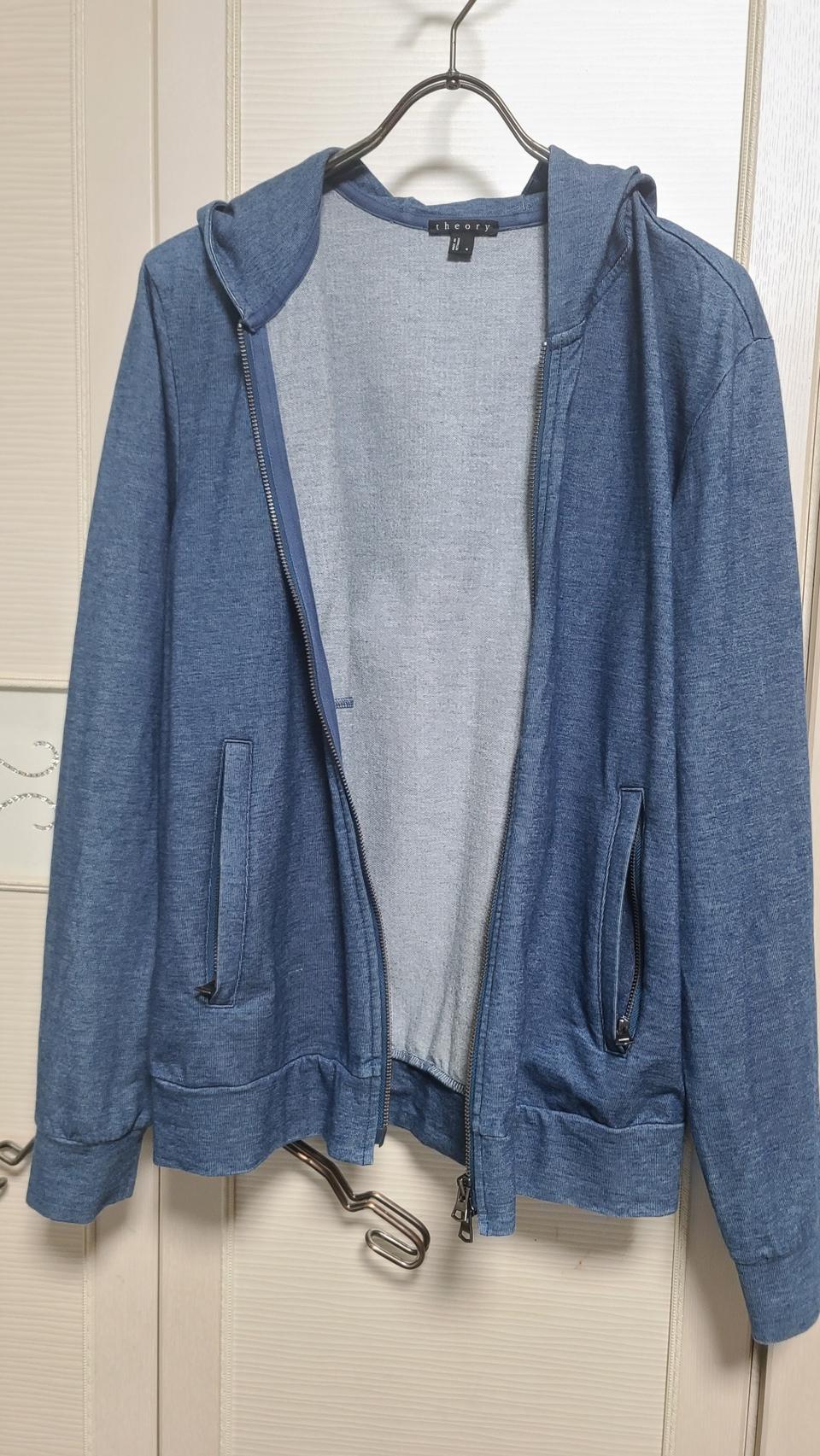 남성 띠어리 후드집업