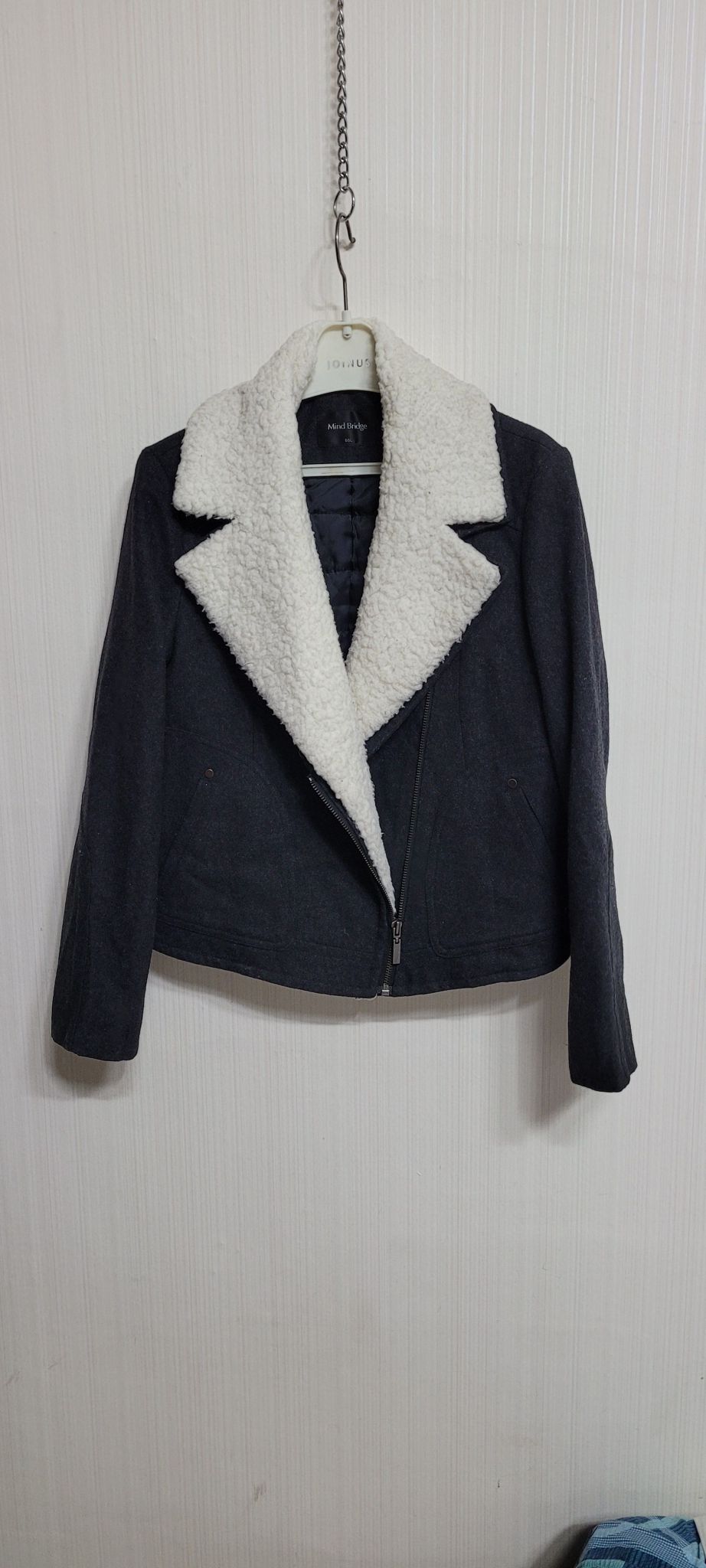 미사용) 마인드브릿지 털코트숏코트숏자켓