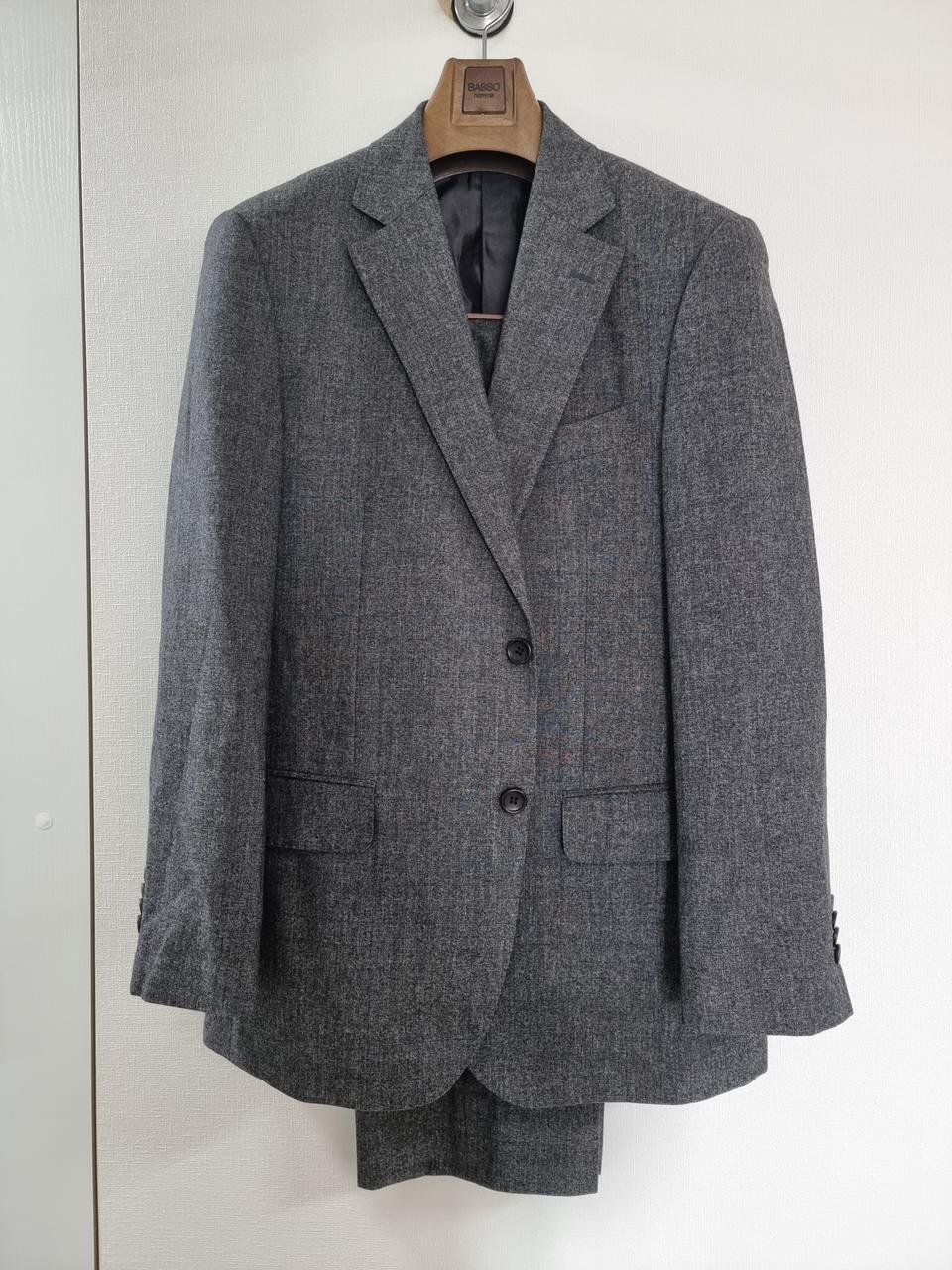 빨질레리 그레이 글렌체크 정장 셋업 수트 세트