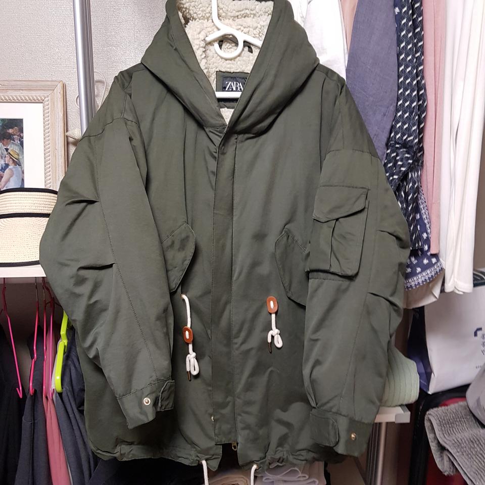 남성 양털 야상 ZARA