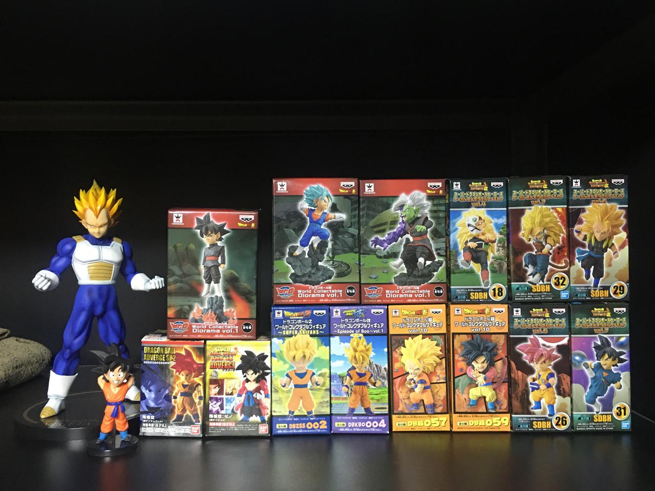 드래곤볼 피규어(아츠제로ex 베지터, 월콜, 에드버지) 싸게 팔아요
