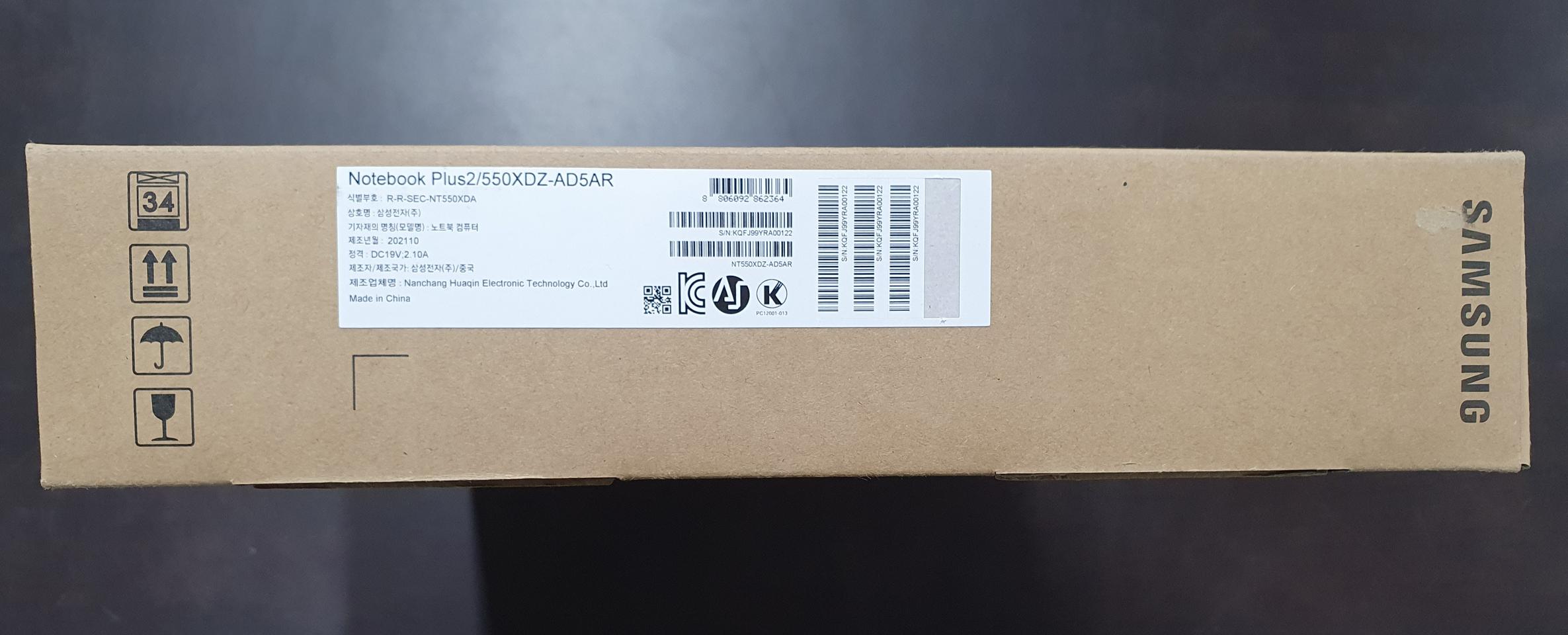 (미개봉) 삼성 노트북플러스2 NT550XDZ-AD5AR 판매.