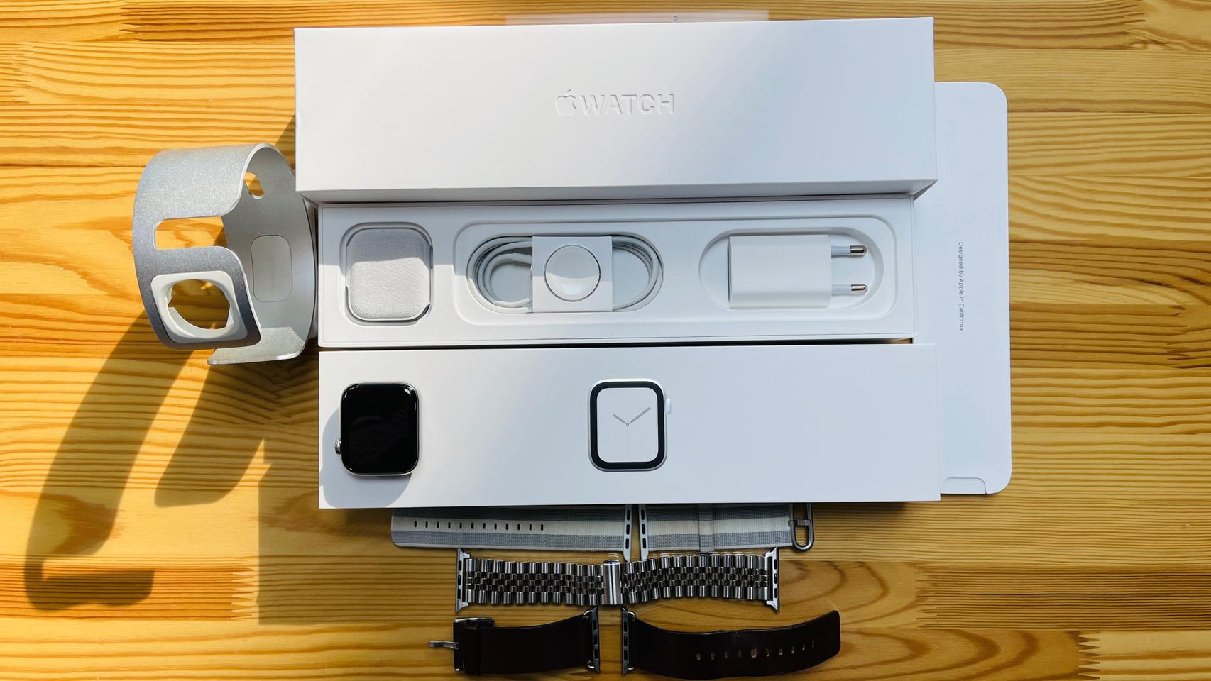 애플워치 시리즈4 44mm 셀룰러 스테인리스(스뎅) 실버