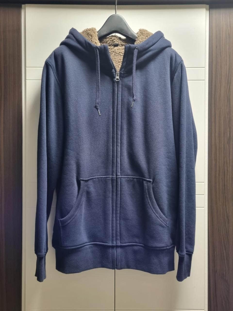 유니클로 보아털 후드집업 사이즈L