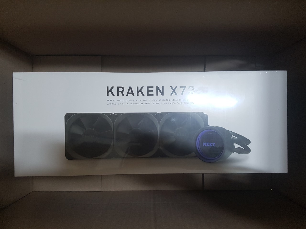 수냉쿨러 크라켄 NZXT KRAKEN X73 미개봉 ... | 헬로마켓