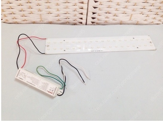 DIY 조명교체 100 220V 겸용 11W LG LED 모듈+컨버터 세트