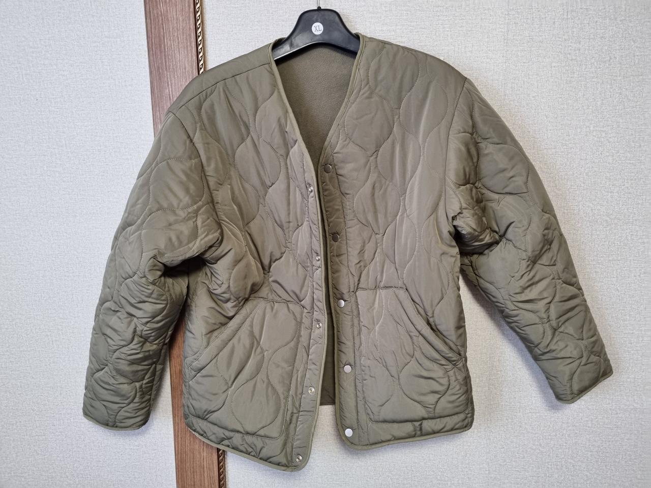 스파오 양면 퀼팅자켓 xl 105 패딩