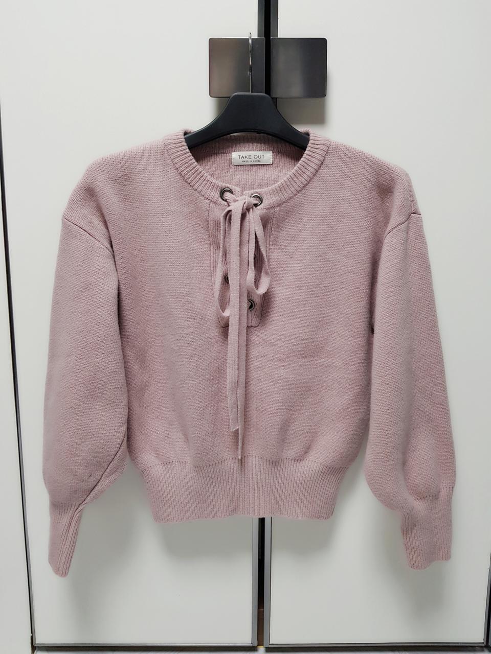 라운드 울 니트