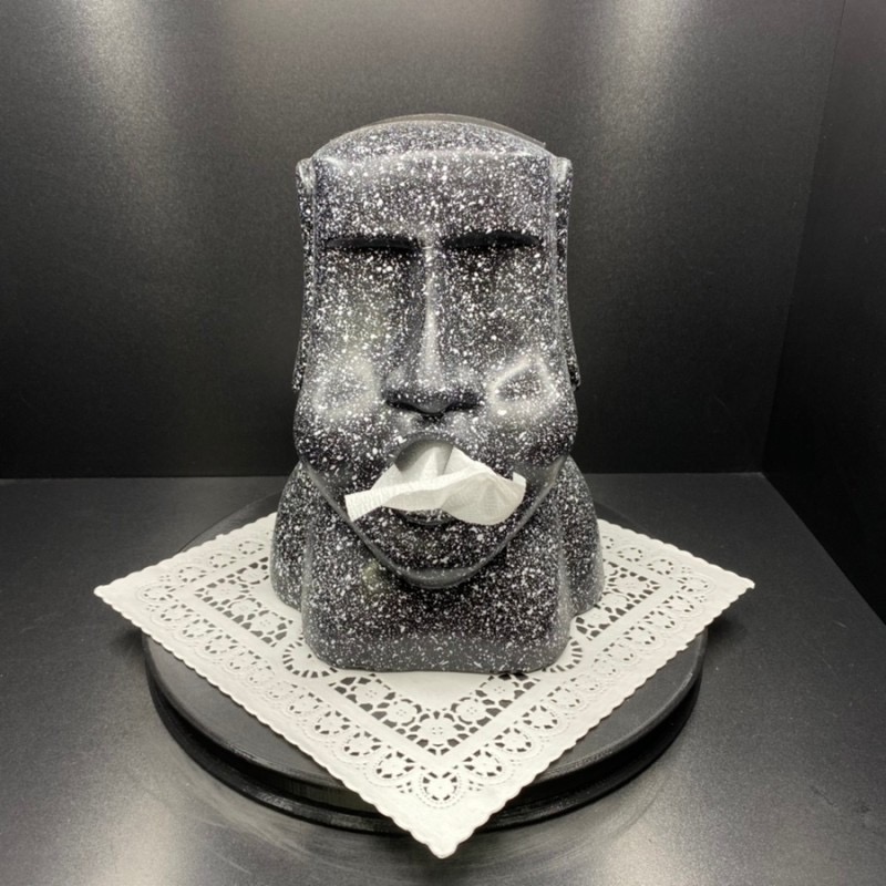 (새상품) 모아이 휴지 케이스