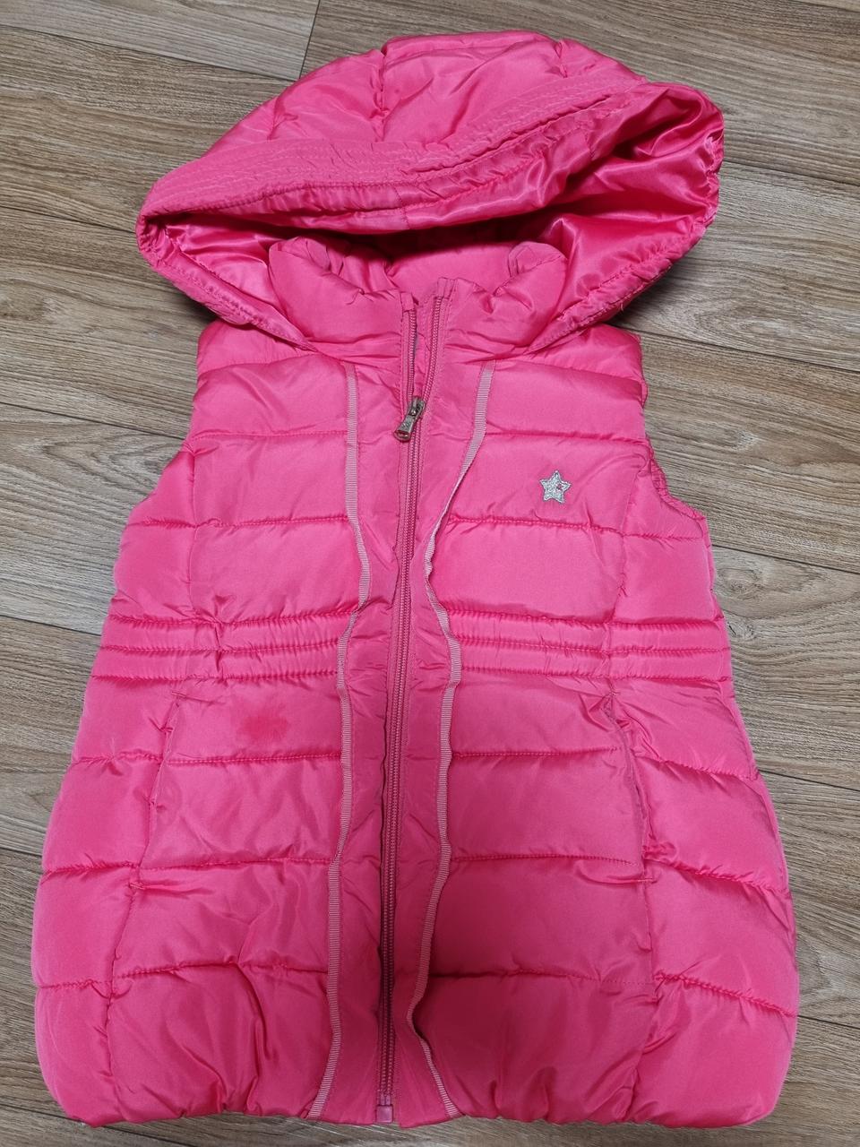 패딩조끼 100 (미착용)