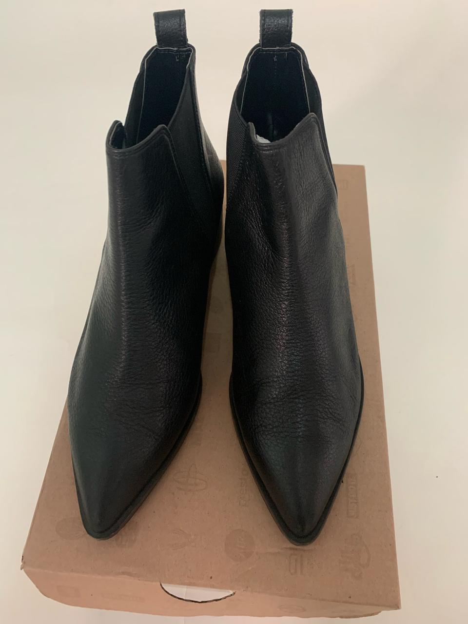 첼시부츠 가죽 수제화 발목 숏부츠 블랙 앵클 245