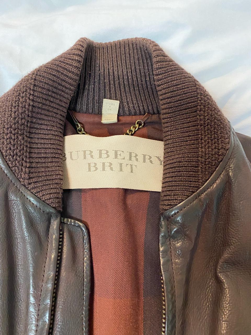 정품버버리가죽자켓