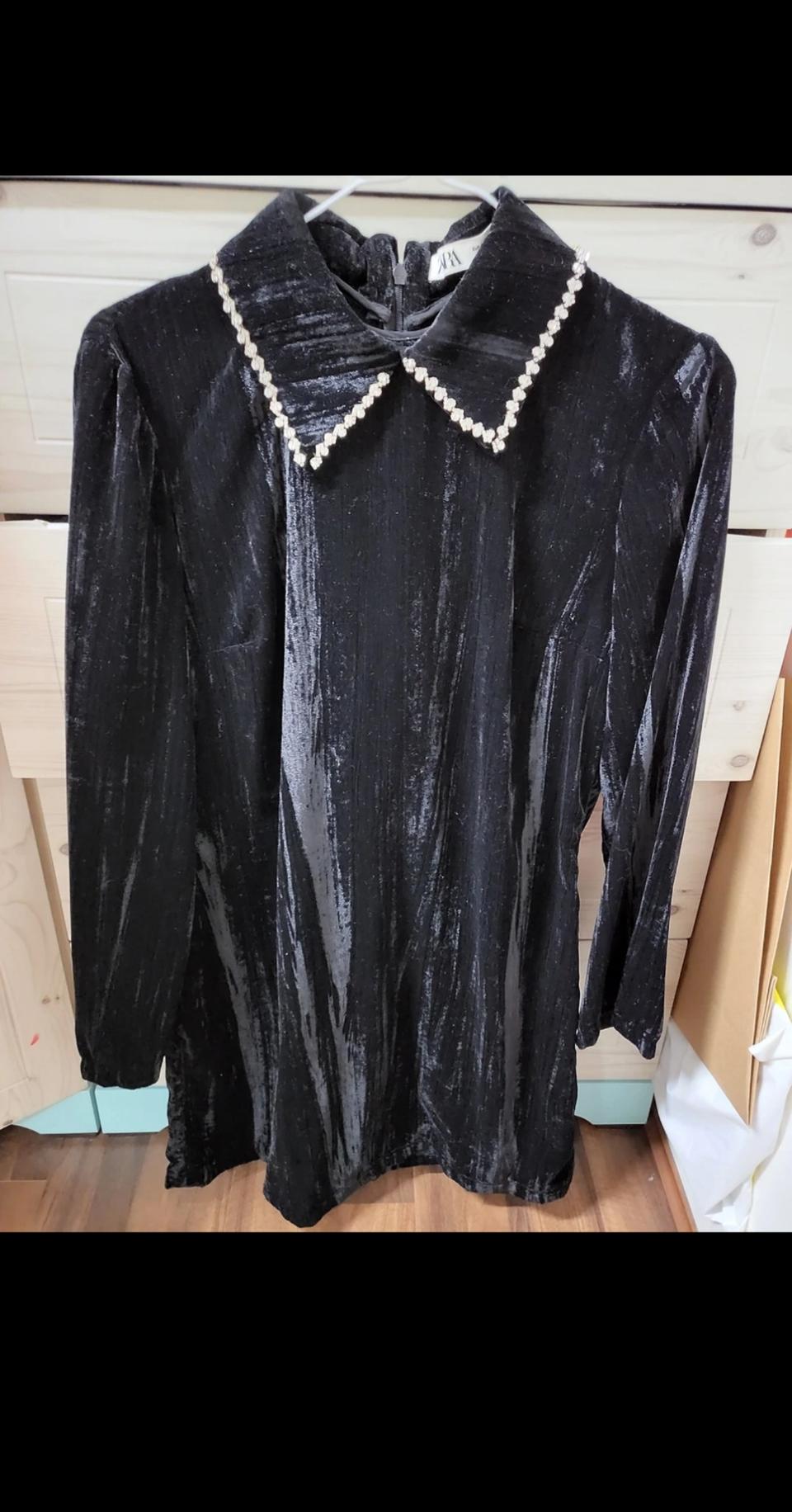 자라 벨벳원피스