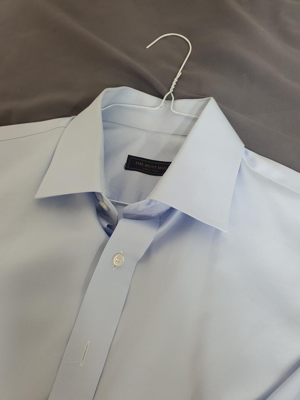 남자 블루셔츠 슬림100