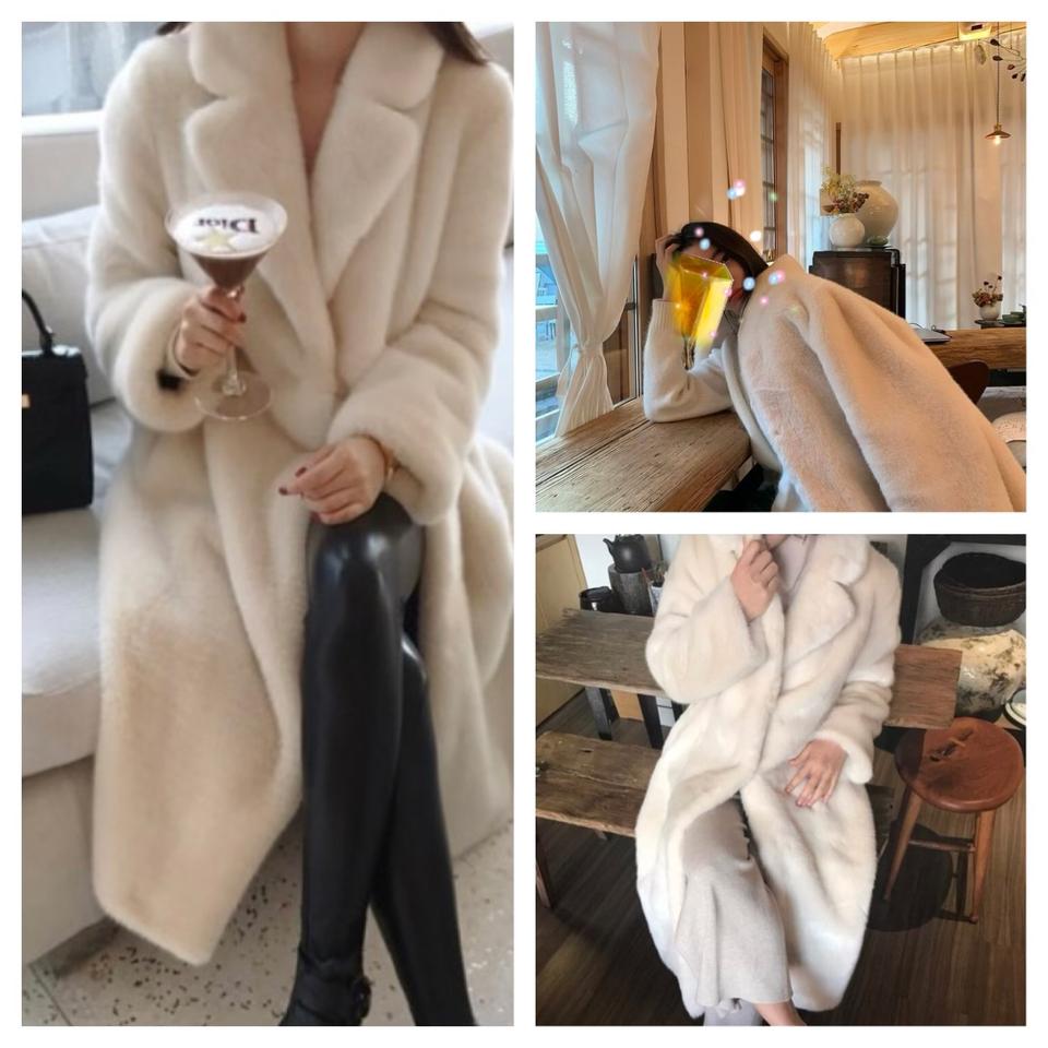 [FREE]8PM 연베이지 퍼롱코트