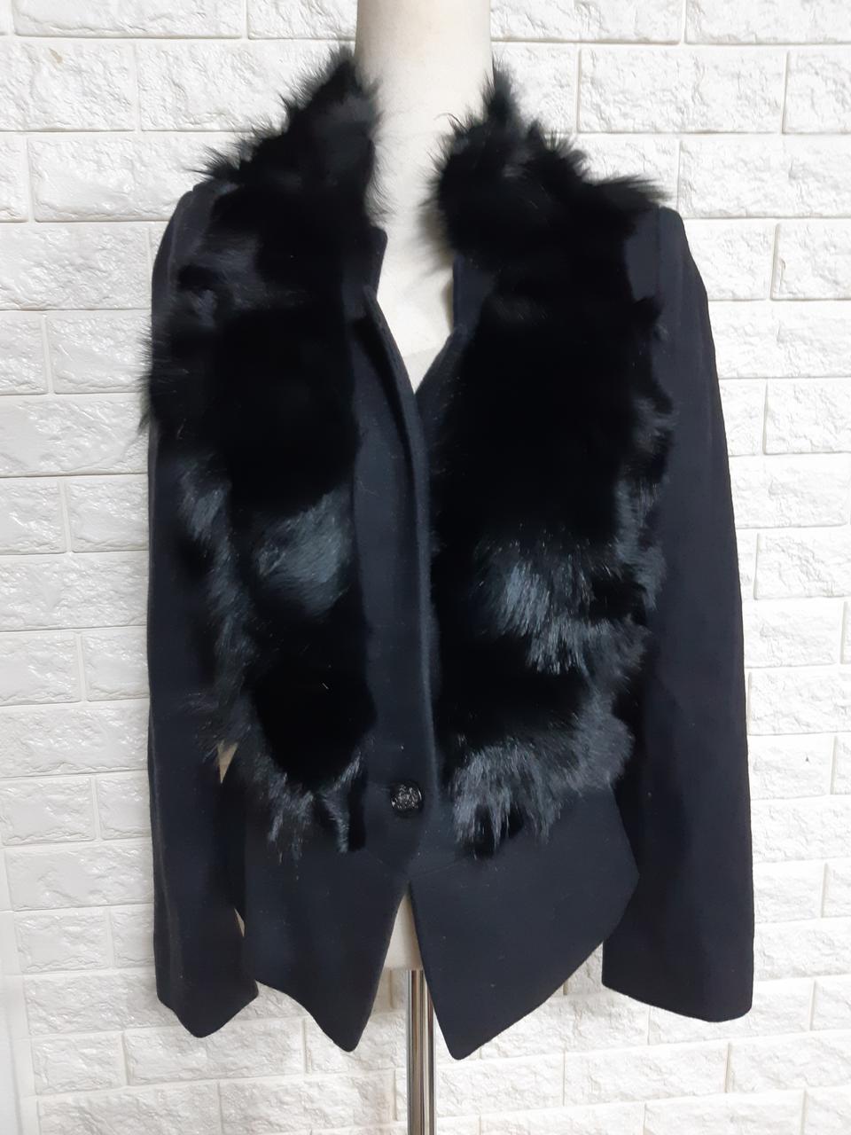 VIKI 비키 모직 여우털자켓(55사이즈)