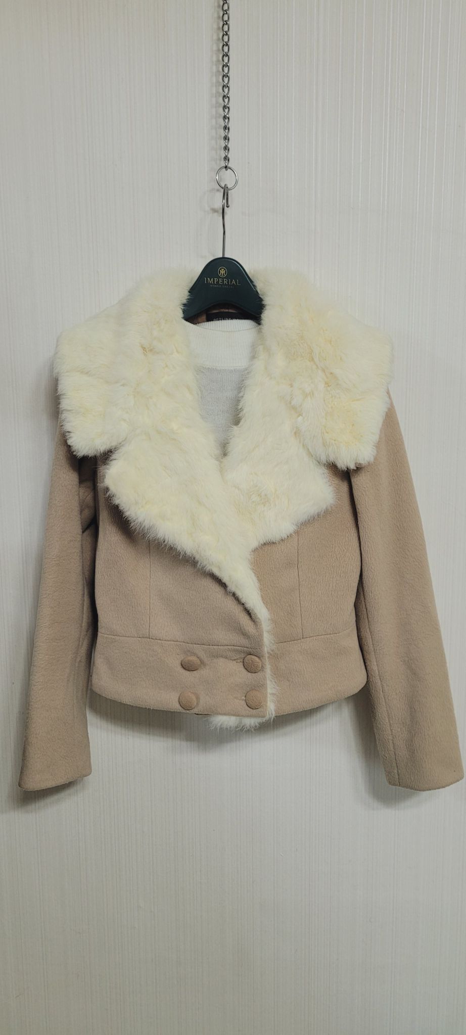 미사용 레드라인 털자켓