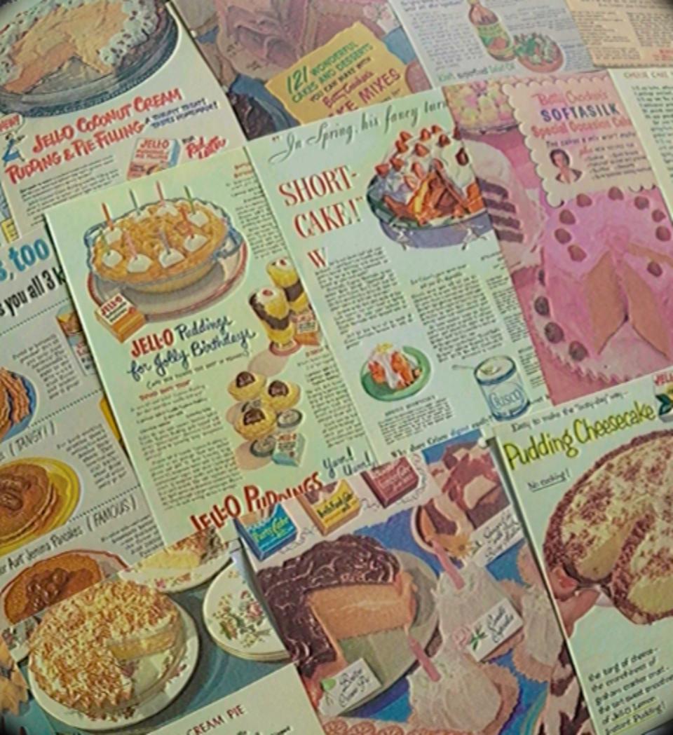 빈티지, 케이크레시피 메모용지 20매