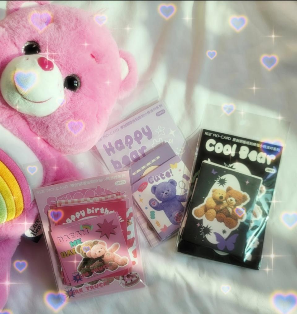 키치 하이틴 곰돌이 스티커세트