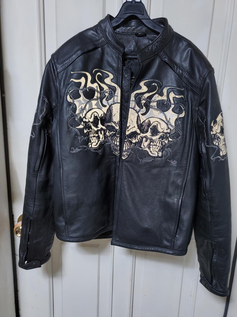 바이크가죽자켓 L