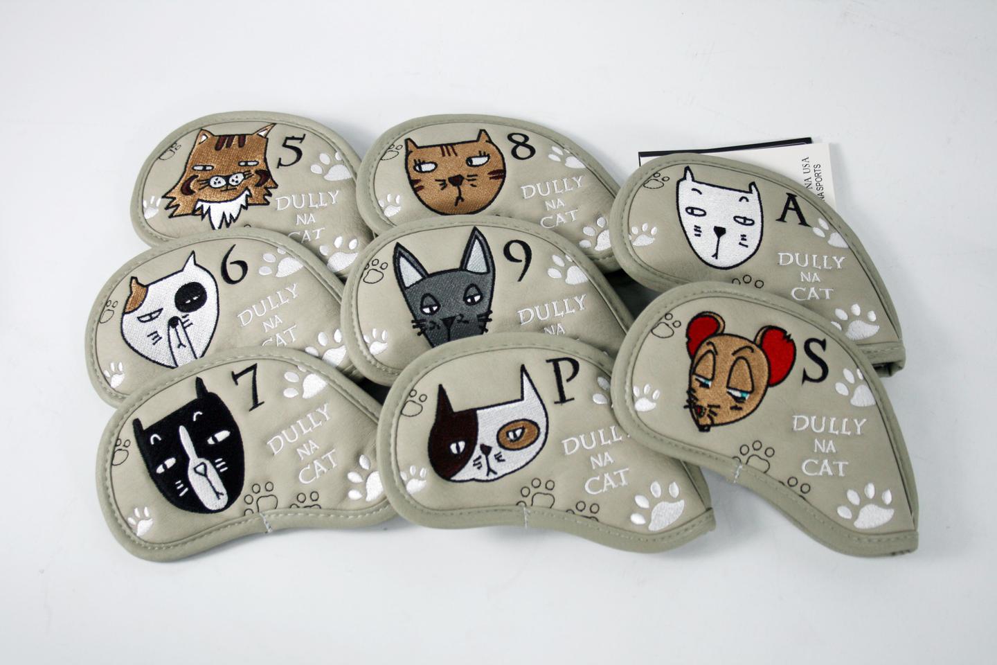 둘리나캣 캐릭터 아이언 커버 8개입 