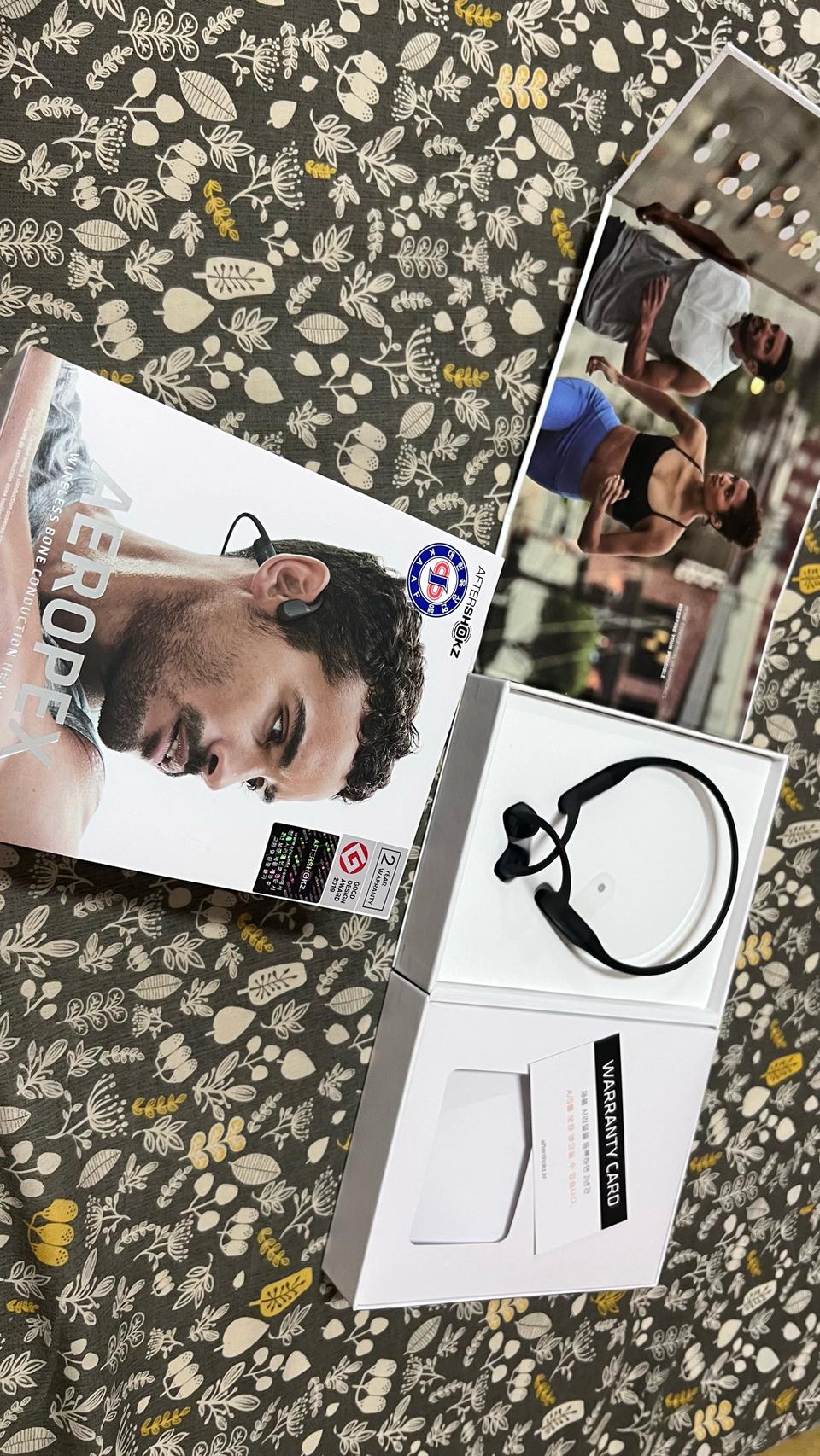 애프터샥 에어로펙스 골전도 블루투스 이어폰 AS800