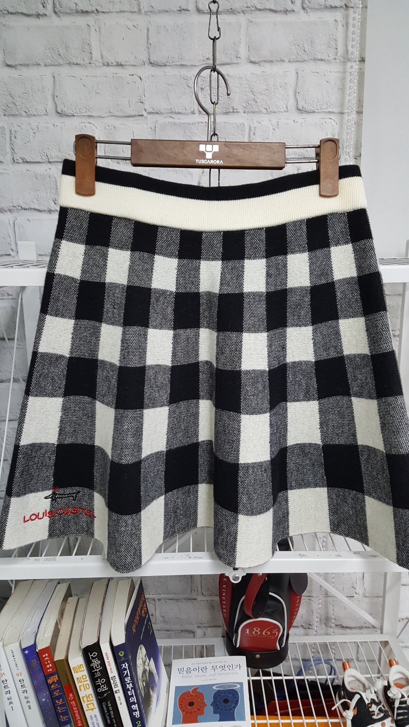 76(28)/루이까스텔 여성 골프 니트스커트.겨울골프스커트 Q50