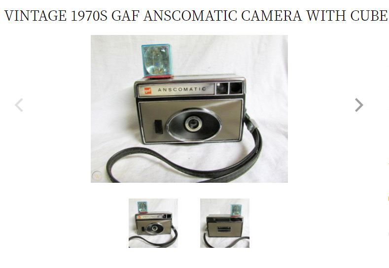 anscomatic 빈티지 필름 카메라
