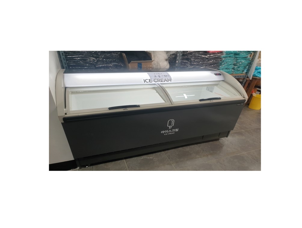 [중고상품]진우전자 아쿠아파인 아이스크림냉동고 380리터 업소용냉동고