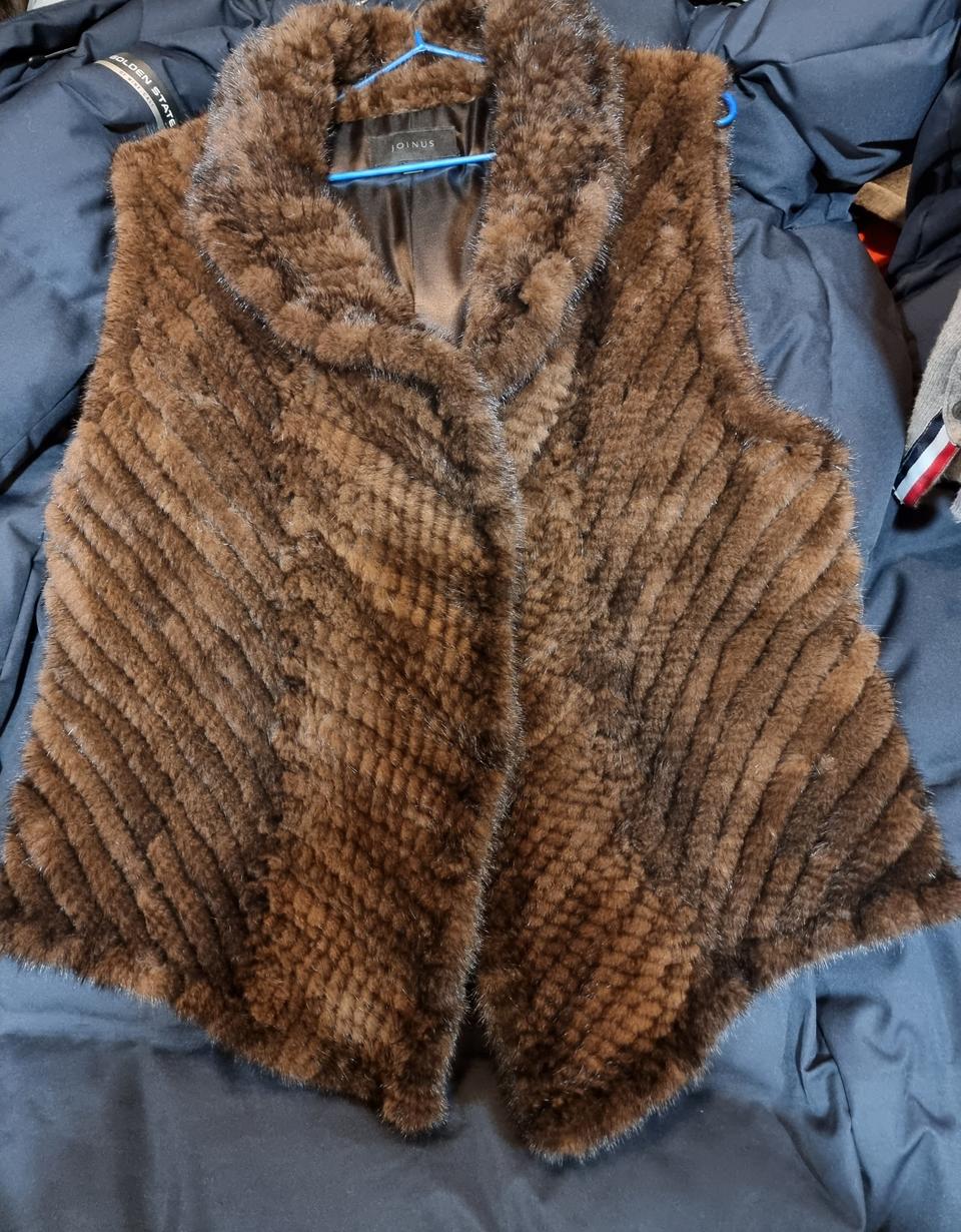 조이너스 천연밍크조끼