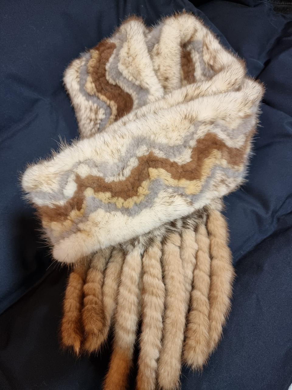 천연 밍크목도리