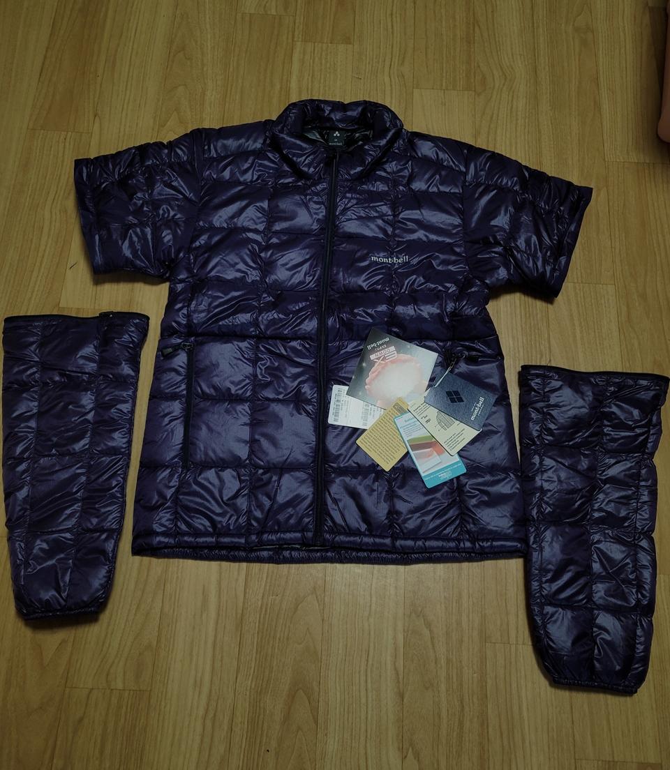 몽벨 800필파워 경량 구스다운 새제품