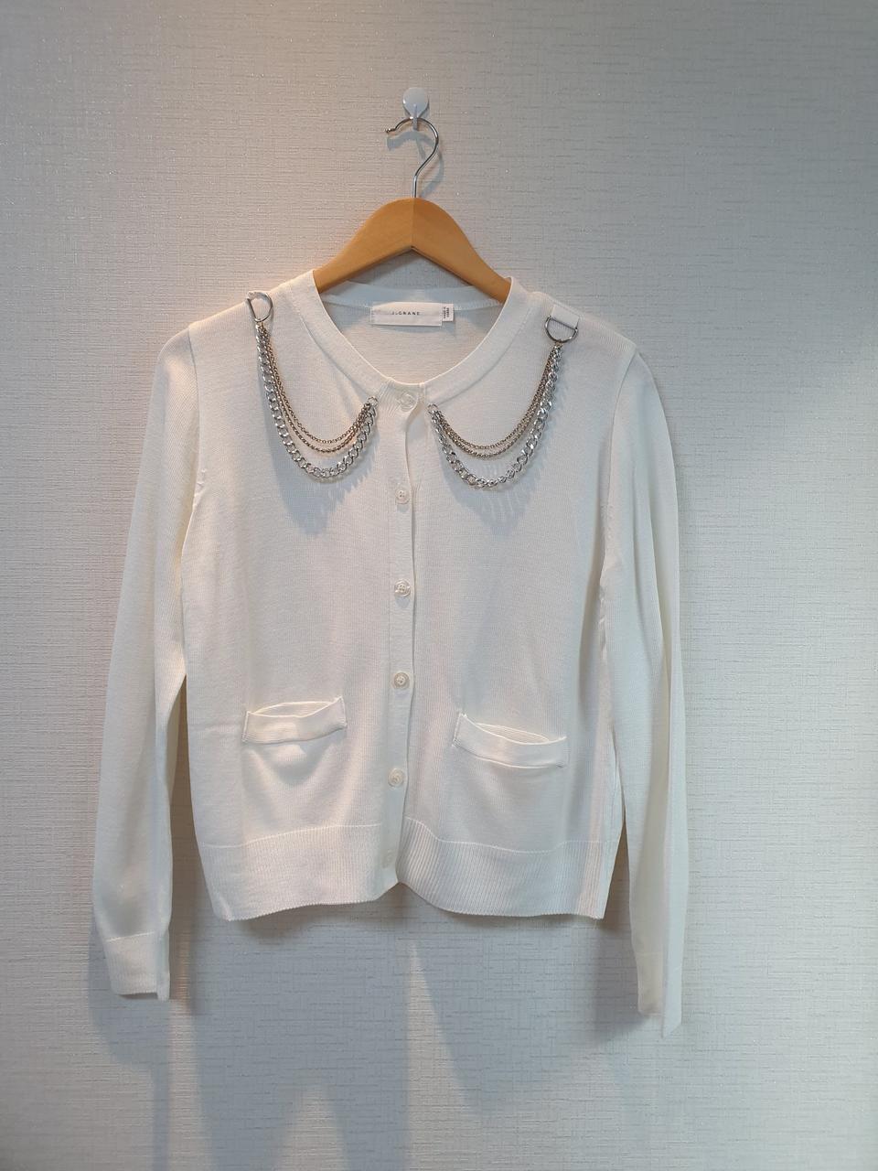 나트 화이트가디건