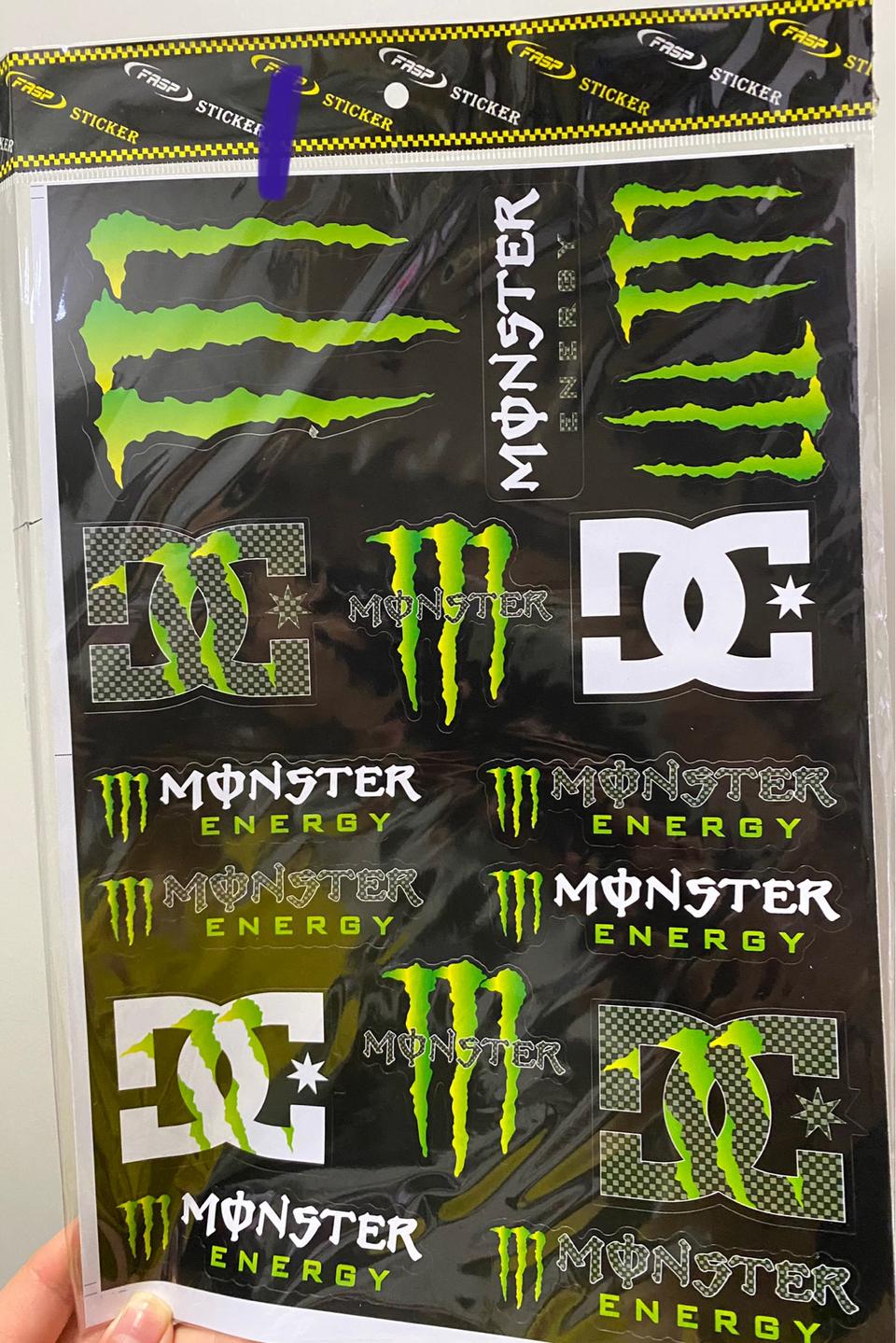 몬스터 오토바이스티커