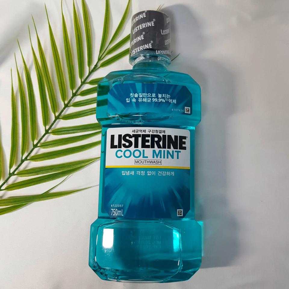 리스테린 구강청결제 750ml(상쾌한 쿨민트향)