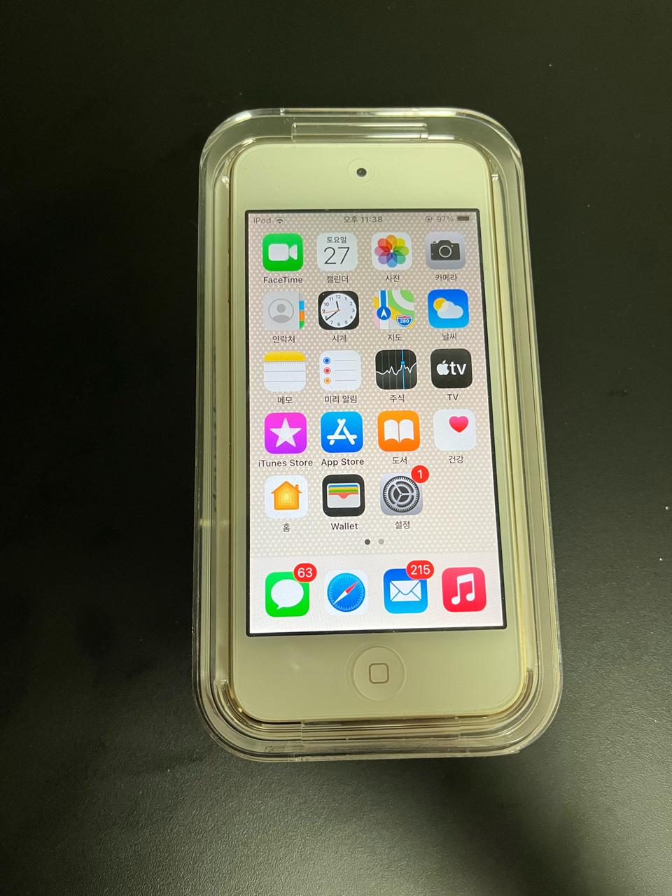 아이팟터치7세대 32gb 골드색상 판매합니다