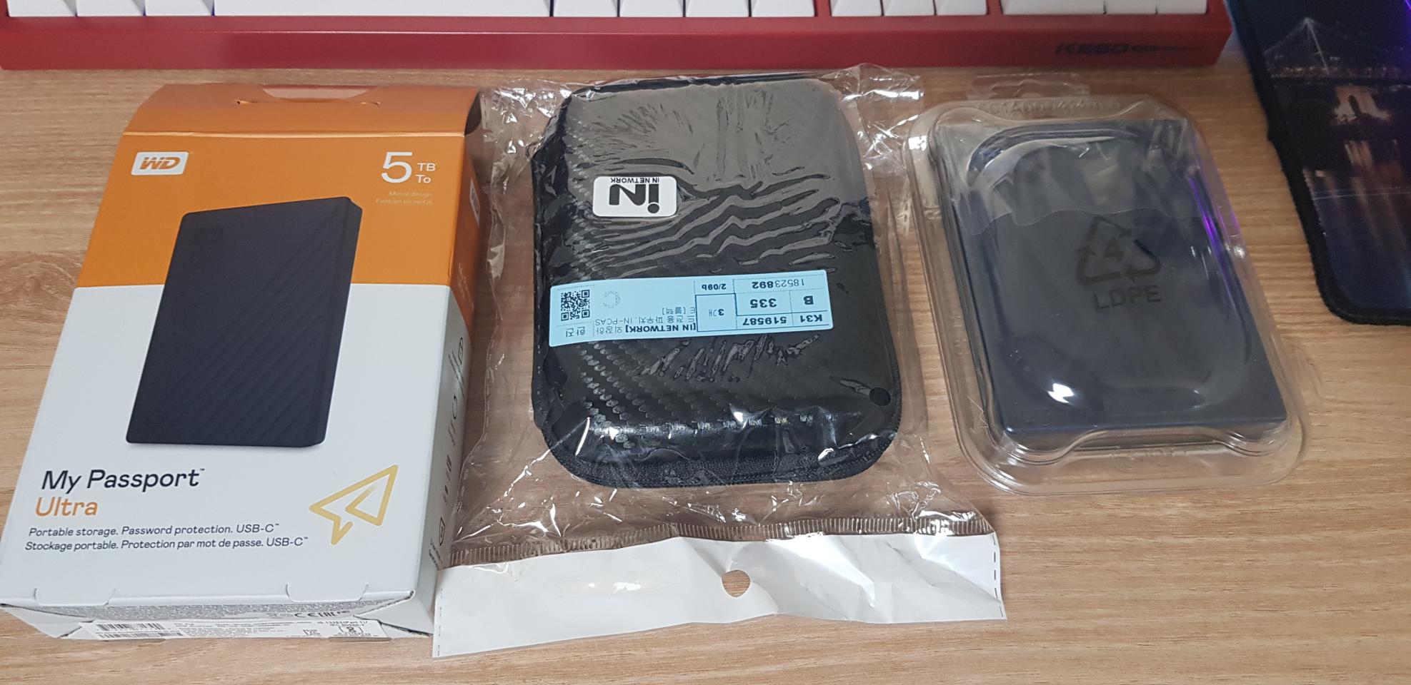 WD C타입 신형 외장하드 5TB