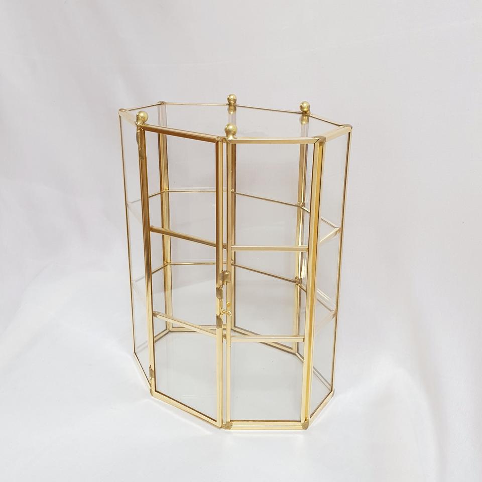 골드프레임 피큐어 향수 수납함