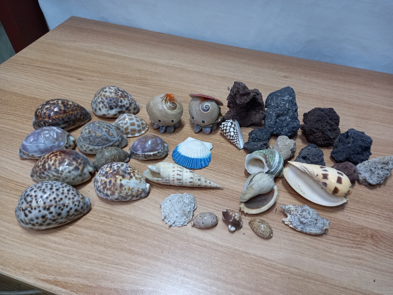 미니조개장식품 돌장식품 32점