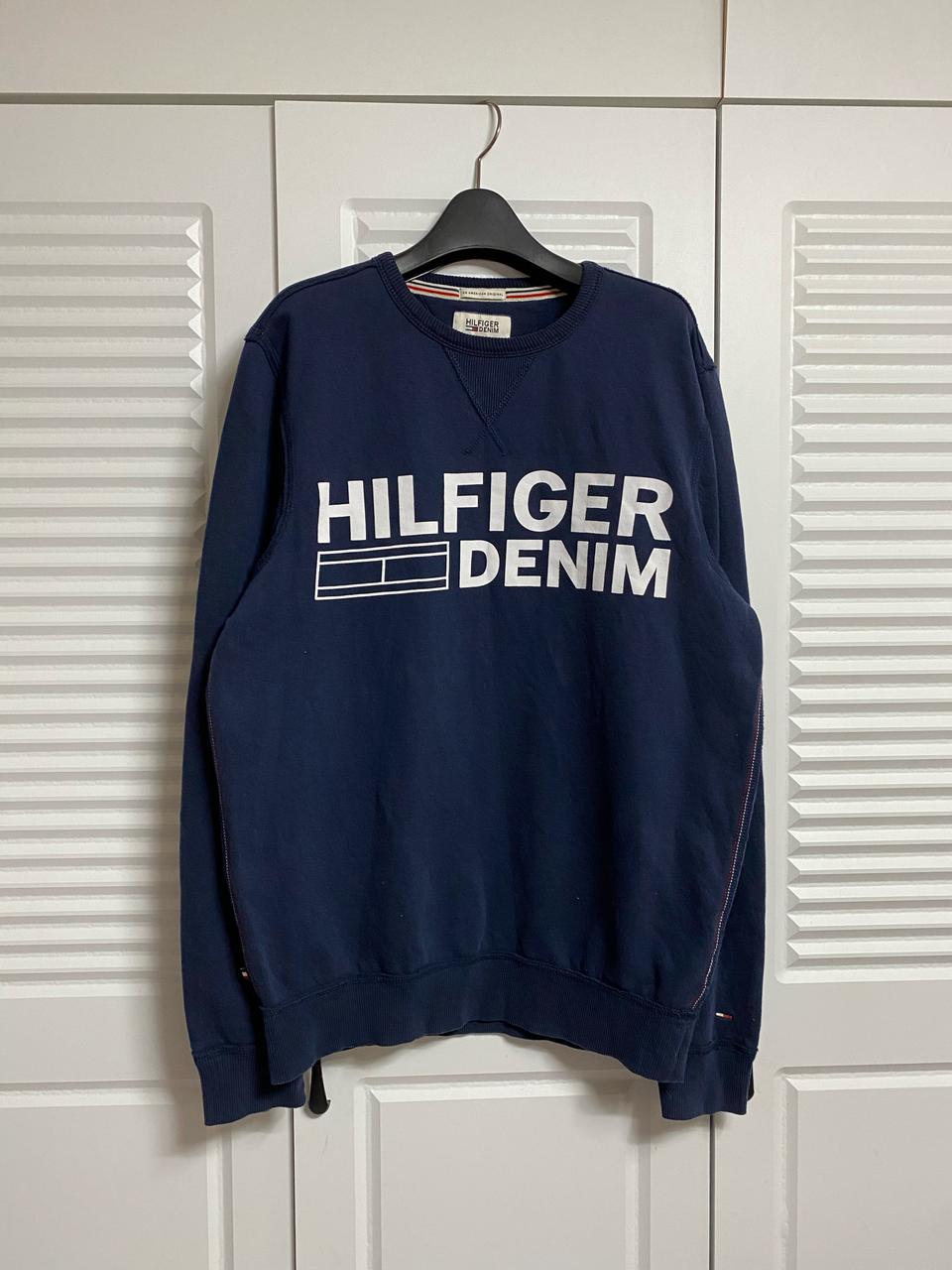 타미힐피거 기모 맨투맨